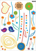 TipTop Wall Stickers Spring Flowers Print size 50x70 ay990 - Image 4